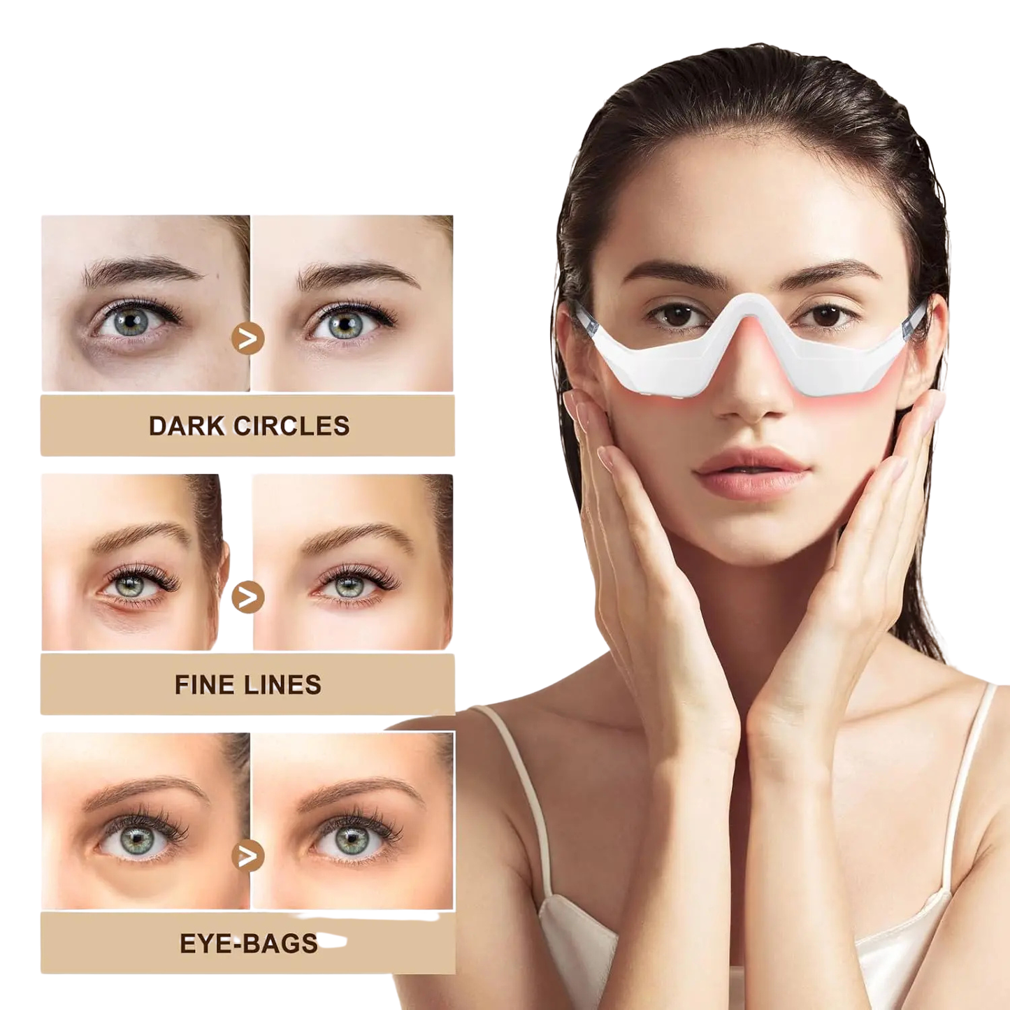 Eye Massager 3D Red Light EMS