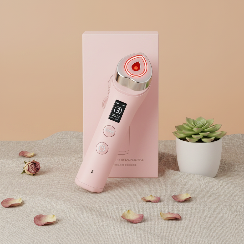 Lumzora Sculpt Pro Rose Edition lifestyle with rose petals
